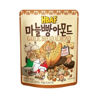[HBAF] Hạnh nhân dày dặn 8 vị 40g Hạt Hàn Quốc Wasabi, Mật ong, Bánh quy, Caramel, Tỏi, Injeolmi