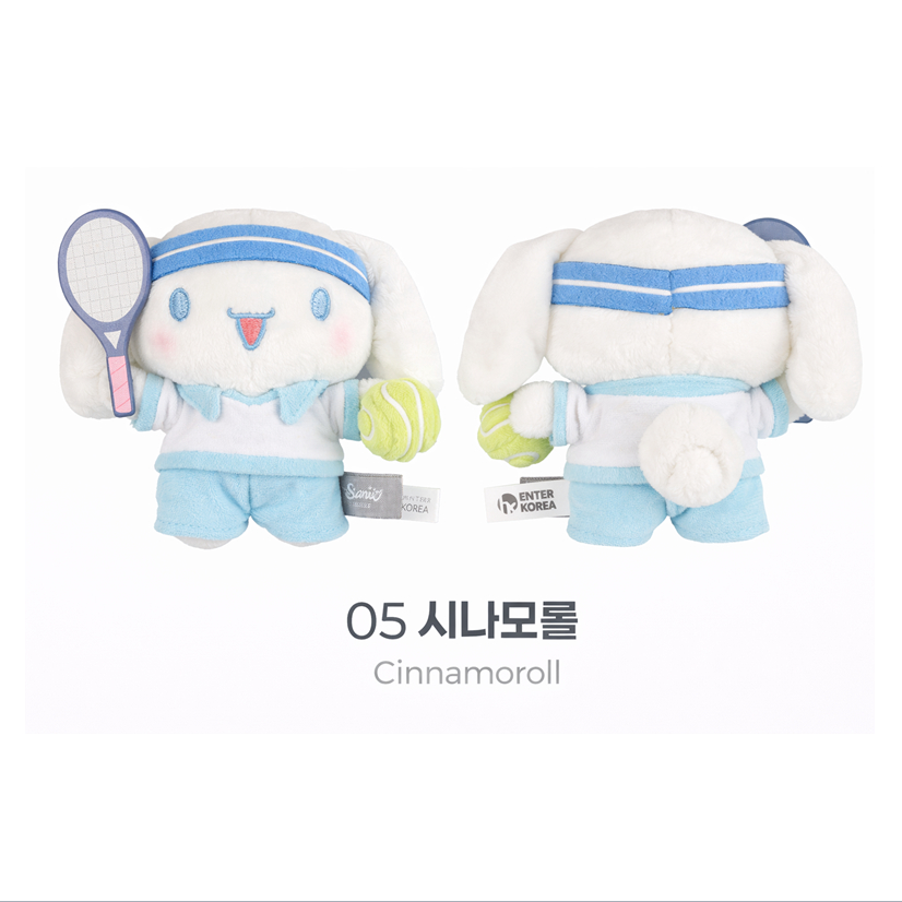 [SANRIO] Túi Tennis quyến rũ 13cm (Kitty / Mymelody / Kuromi / Pompompurin / Cinnamoroll / Pochacco / H