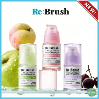 [Rebrush] Nước Súc Miệng Vị Nho/Đào/Táo Xanh 20ml | Không Cồn | Dạng Gói Tiện Lợi