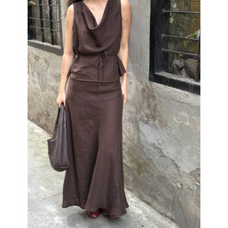 𝙈𝙀𝙀𝙉 𝙏𝙊𝙋 - Áo Linen Cổ Đỗ
