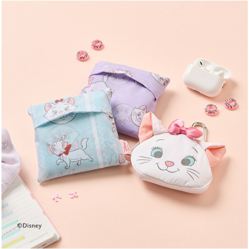 [DISNEY] buttershop SHOP Marie Character Market Bag (bầu trời / hoa oải hương)