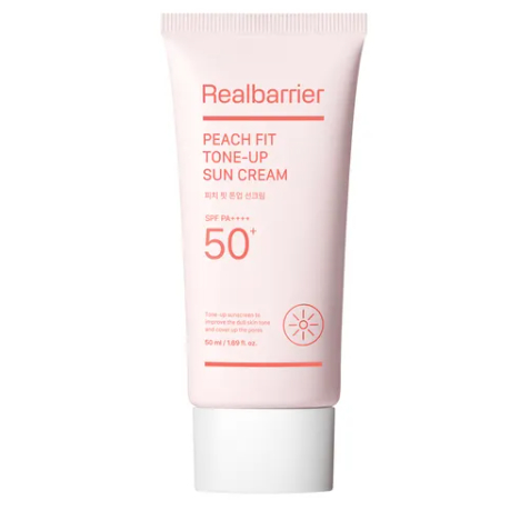 Realbarrier Kem chống nắng Peach Fit Tone-Up 50ml