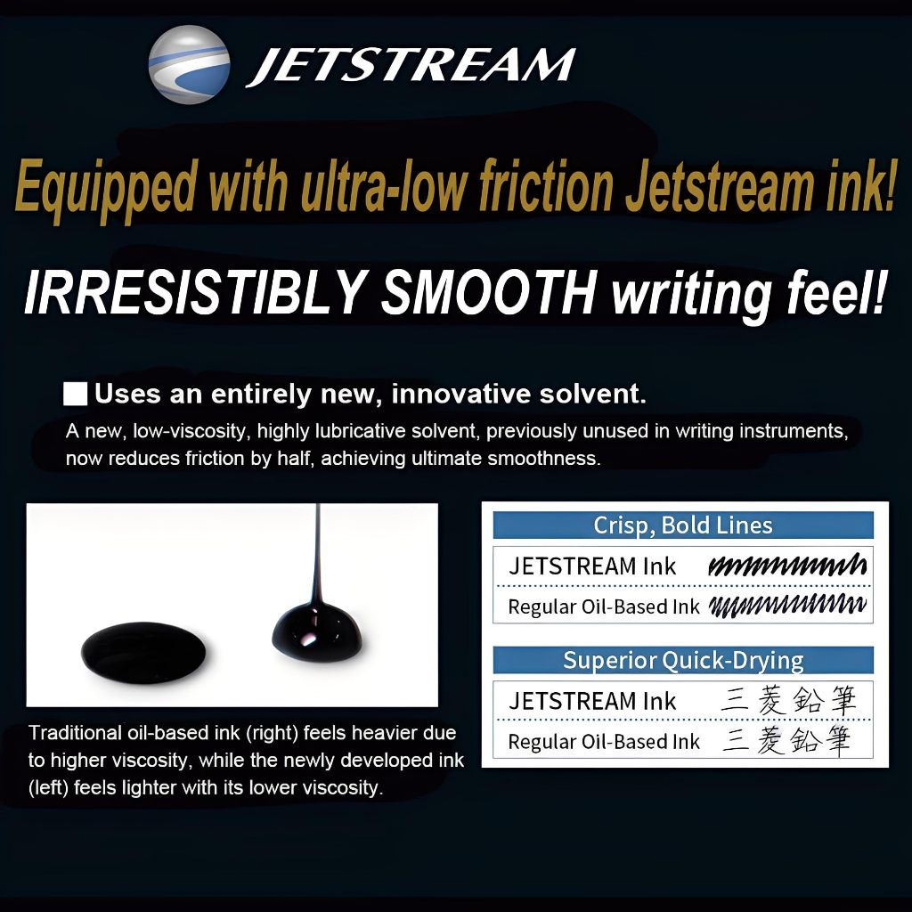 Uni Pure Malt Jetstream Inside Multi Pen 4&1 0.5mm/But Go Soi Thung Whiskey/5-in-1/Nhat Ban