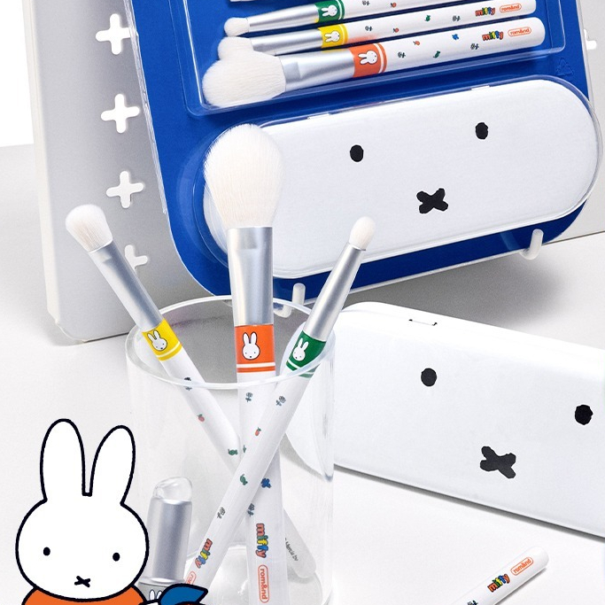 [MIFFY] Bộ cọ 5 mảnh (+ Túi đựng bút chì)