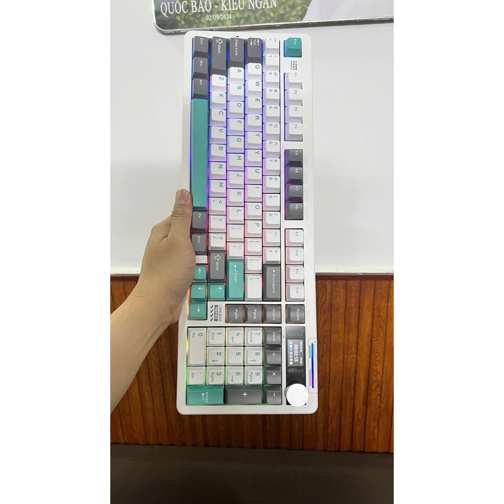 [Hoả tốc] Bàn Phím Cơ LINGBAO K98 Pro 98 Phím | 3 Mode Bluetooth/2.4G/Wired | RGB | Hotswap | Pin Lớn | Gaming Valorant | BigBuy360 - bigbuy360.vn