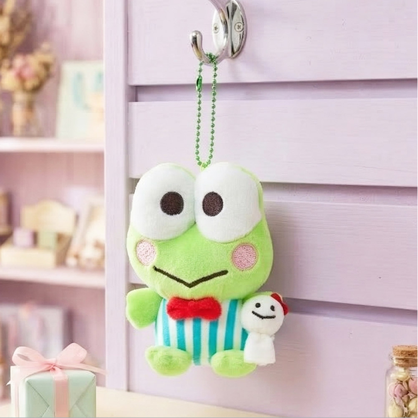 [SANRIO] Túi đựng búp bê Sanrio Buddy Gganbu quyến rũ 13cm (Pochacco / Keroppi / Badtz-Maru / Tuxed