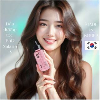 Dầu Tóc BnD Sakura + 8 – Nhẹ, Không Dính Dưỡng Sáng 80ml