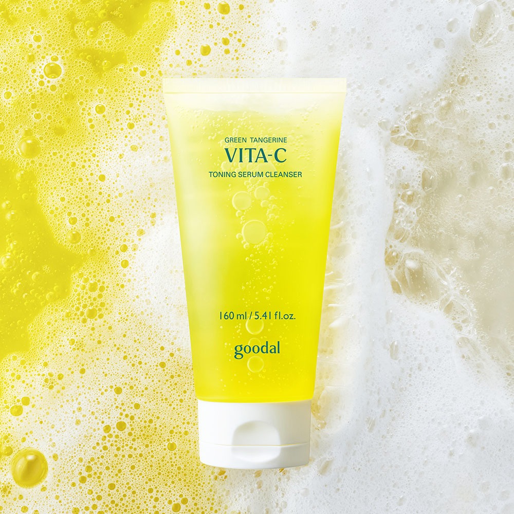 [GOODAL-NEW] MÁY LÀM SẠCH SERUM TANGERINE VITA C XANH