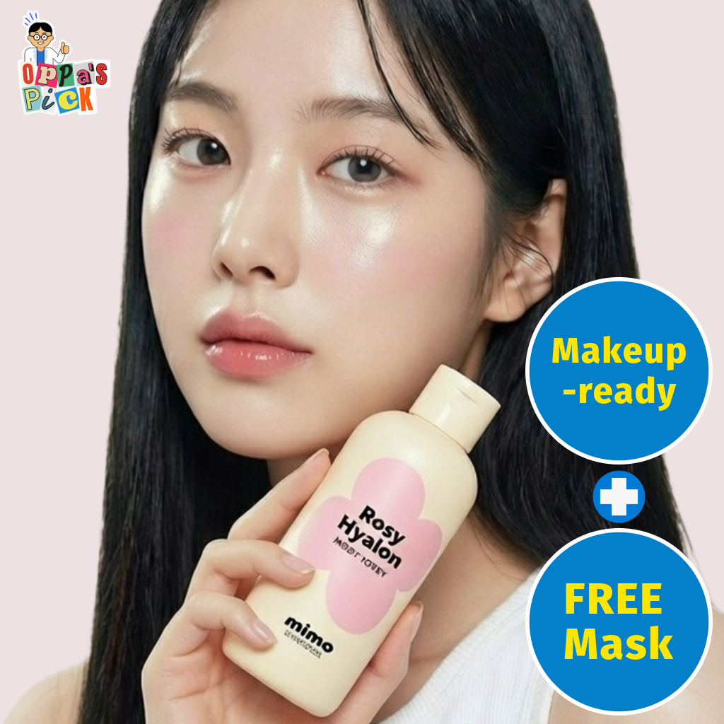 [MIMO by Mamonde] Nước Hoa Hồng Cấp Ẩm Rosy-Hyaluron 200ml | 5 loại HA & Hoa Hồng (Làm Dịu Da)