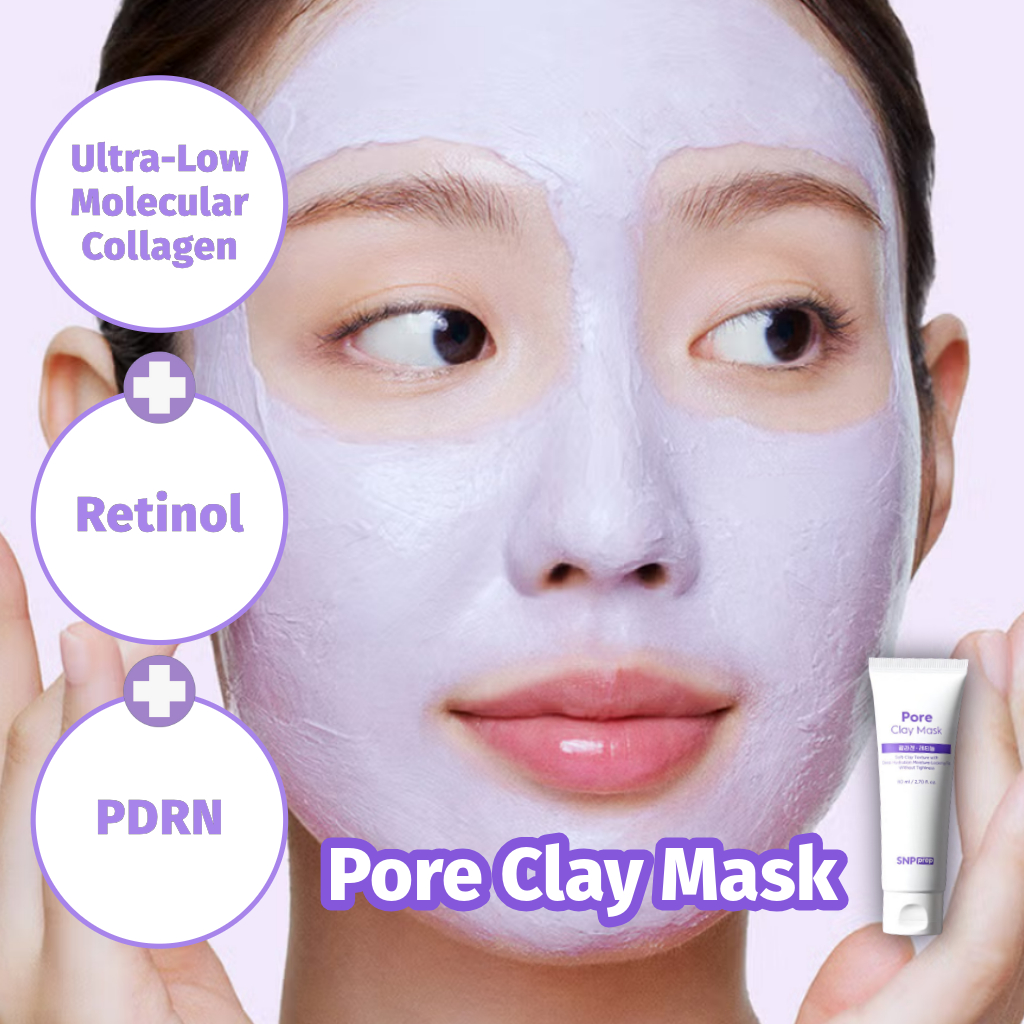 [SNP PREP] Combo Mặt Nạ Mắt, Mặt Nạ Đất Sét & Miếng Dán Nâng Cơ | Chăm Sóc Da Căng Bóng Hàn Quốc