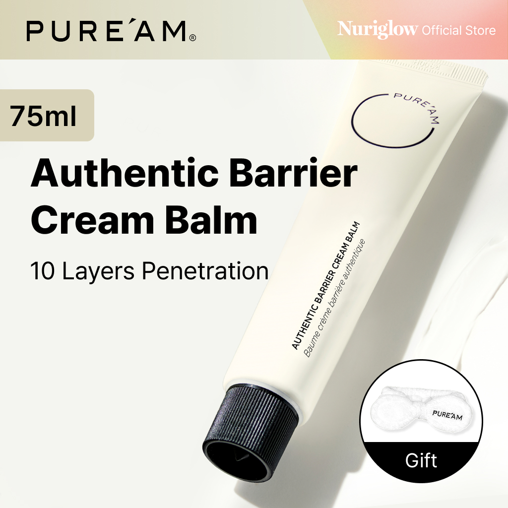 [PURE 'AM] Kem rào cản lớp, Ceramides & Squalane thuần chay (Dưỡng ẩm, Làm sáng, Chống oxy hóa) 75ml