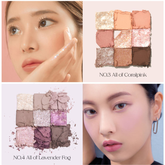 [Unleashia] Bảng Mắt Glitterpedia - Phấn Mắt Vegan 9 Màu - Lấp Lánh Cao