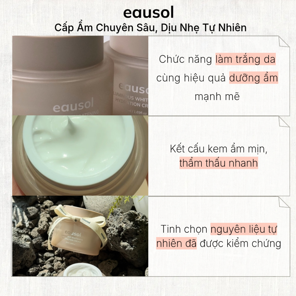 Kem Dưỡng Ẩm Làm Trắng Da Luminous Whitening Hydration Cream