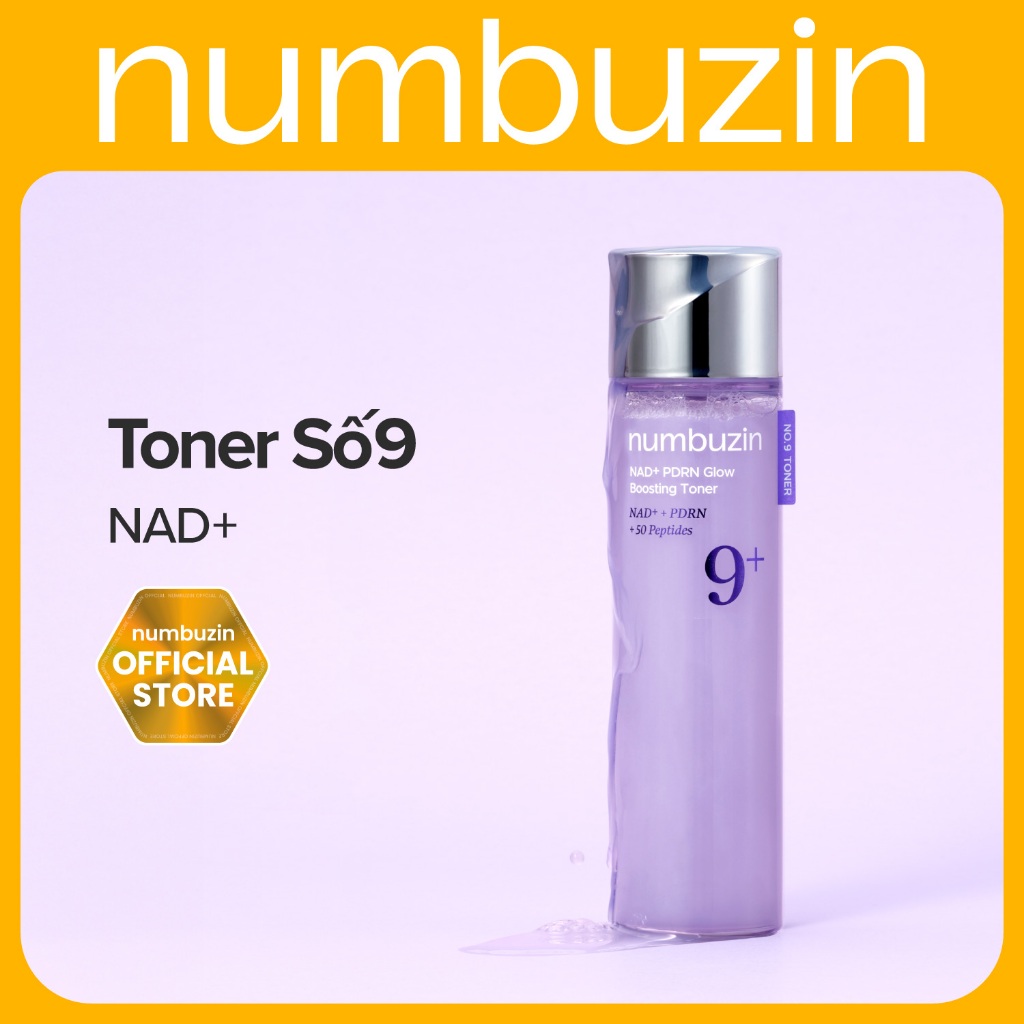 Toner Số.9 / Toner Căng Bóng Da NAD+ PDRN 150ml
