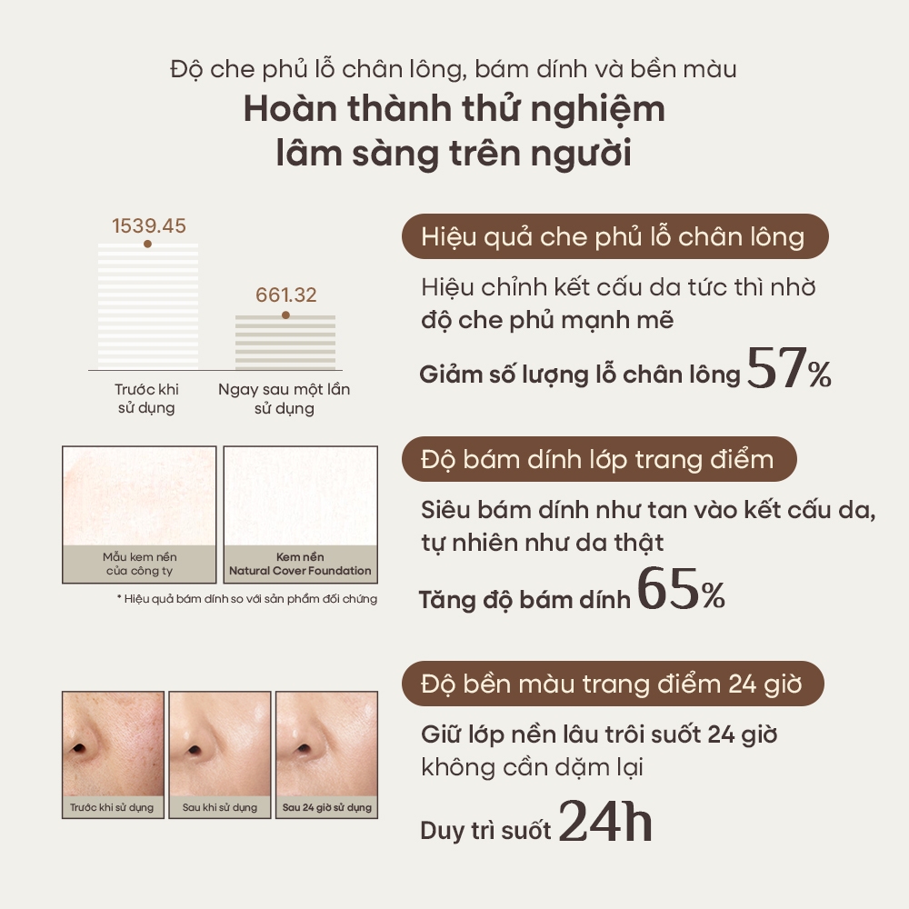 [OBgE Chính hãng] Combo Kem nền thỏi Natural Cover Foundation 13g SPF50+ PA++++ & Phấn phủ nén kiềm dầu dạng gel Oil Control Finisher