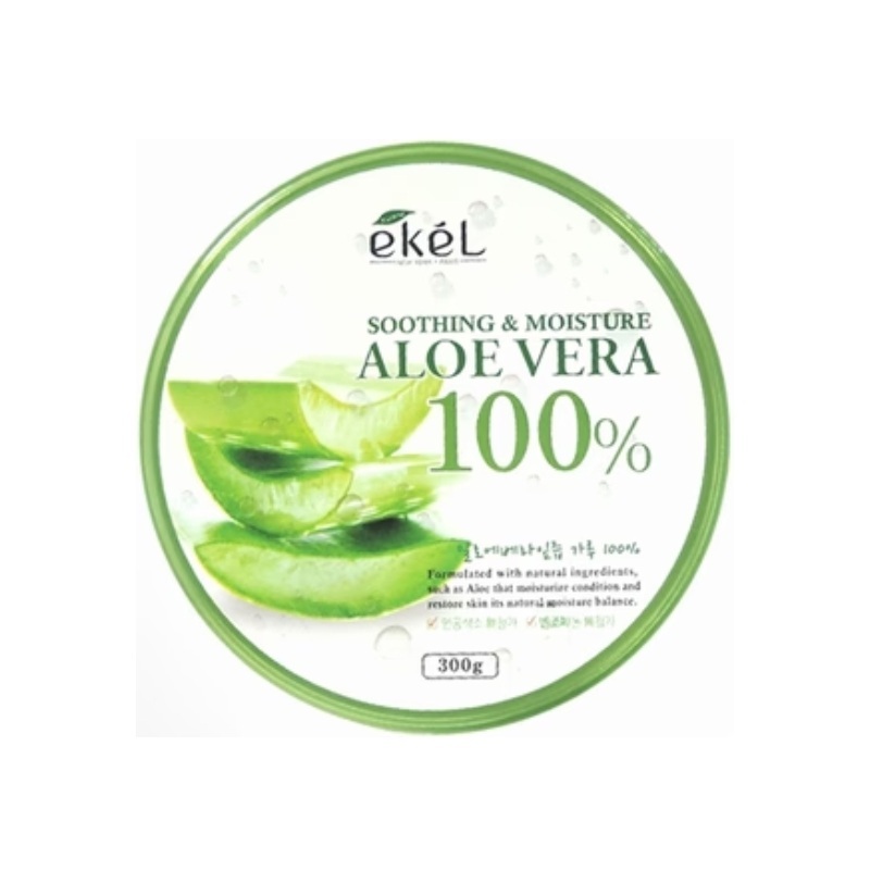 [EKEL] Aloe Vera 100% Làm dịu & Độ ẩm 300g / Gel làm dịu lô hội tự nhiên (loại ống) 250ml
