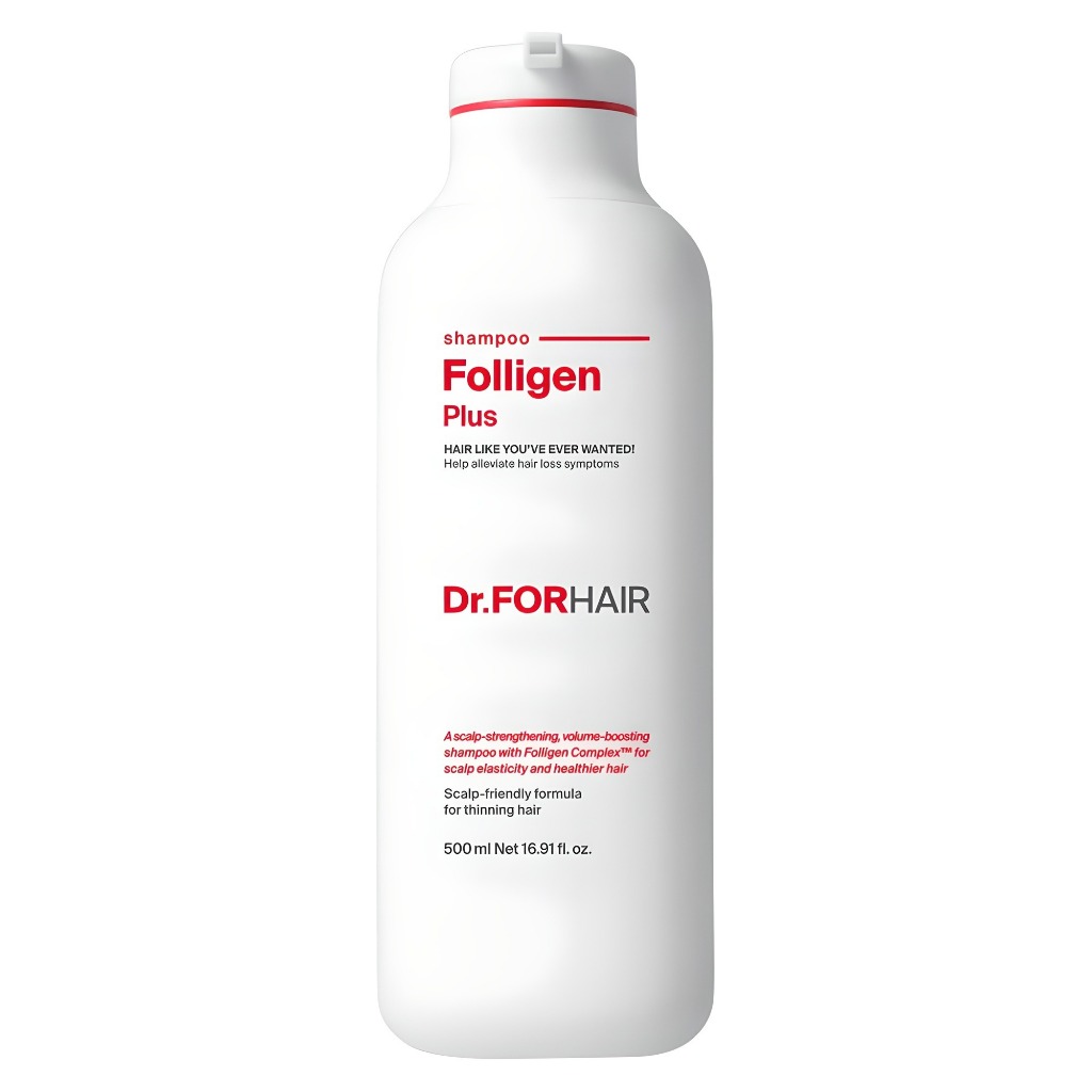 Dầu Gội Dr.FORHAIR Folligen Plus 500ml | Chăm sóc da đầu chống rụng tóc | Dầu gội tăng cường tóc Hàn Quốc