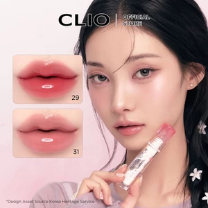 CLIO [CLIP - MÀU MỚI] Crystal Glam Tint 3.4g | Son bóng nước, tông màu môi phát sáng, tông màu ngâm mật ong