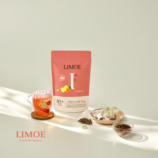 Trà Túi Lọc Thảo Mộc LIMOE Inner With Tea Hữu Cơ Vitamin C Thanh Lọc Giải Nhiệt (Hộp 20 Túi)