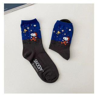 [SNOOPY] Bộ sưu tập Snoopy hỗn hợp màu tất (Sản xuất tại Hàn Quốc)