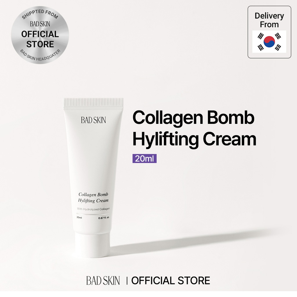 [BADSKIN KOREA] Collagen Bomb Hylifting Cream 20ml / KÍCH THƯỚC MINI! Sản xuất tại Hàn Quốc