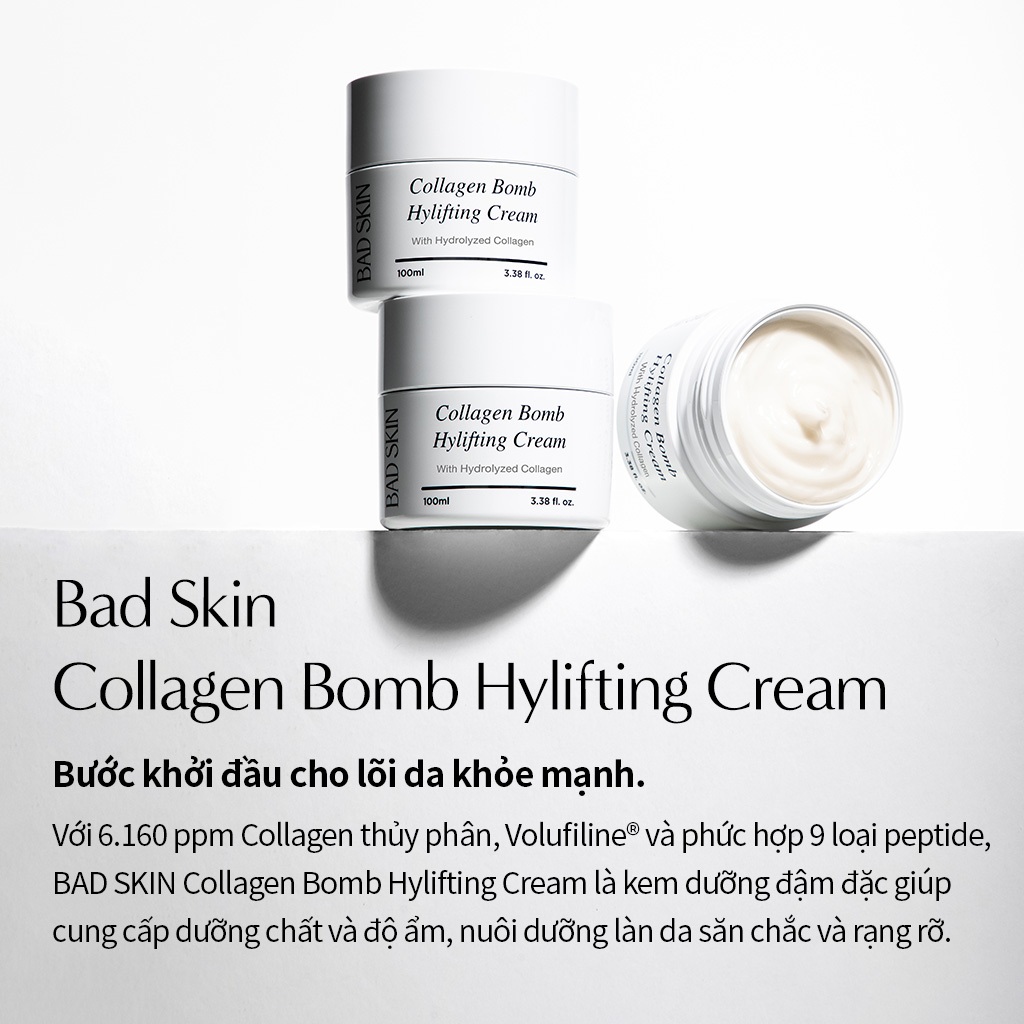 [BADSKIN KOREA] Collagen Bomb Hylifting Cream 20ml / KÍCH THƯỚC MINI! Sản xuất tại Hàn Quốc