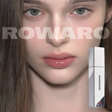 Son Bóng Làm Đầy Môi ROWARO Blow Lip Gloss Son Bóng Môi Căng Mọng Bóng Trong Mát Lạnh Dưỡng Ẩm Không Bết Dính Hồng Cheeky Pink Pink Breeze