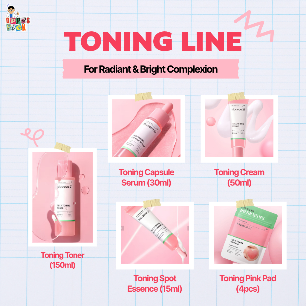 [Madeca21] Cica Soothing & Toning Collection | Mist, Ampoule, Cream, Toner, Patch (Daily Vitality)