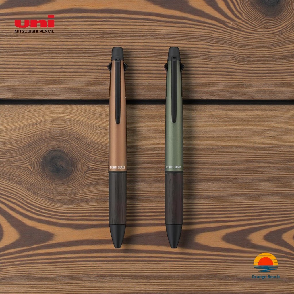 Uni Pure Malt Jetstream Inside Multi Pen 4&1 0.5mm/But Go Soi Thung Whiskey/5-in-1/Nhat Ban
