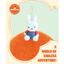 Móc khóa Bagcharm búp bê sang trọng dành cho gia đình Miffy (Tùy chọn: Mẹ / Bố / Quần yếm Miffy)