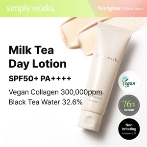 Kem chống nắng Tone Up - Sữa dưỡng ban ngày trà sữa thuần chay nhẹ SPF 50 + PA + + + + 50ml