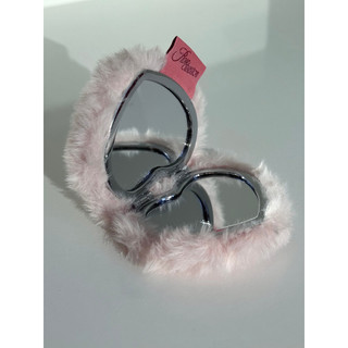 (GWP) fwee Gương Blush Rose Fur / Fur Mirror Keyring (Blush Rose Color)