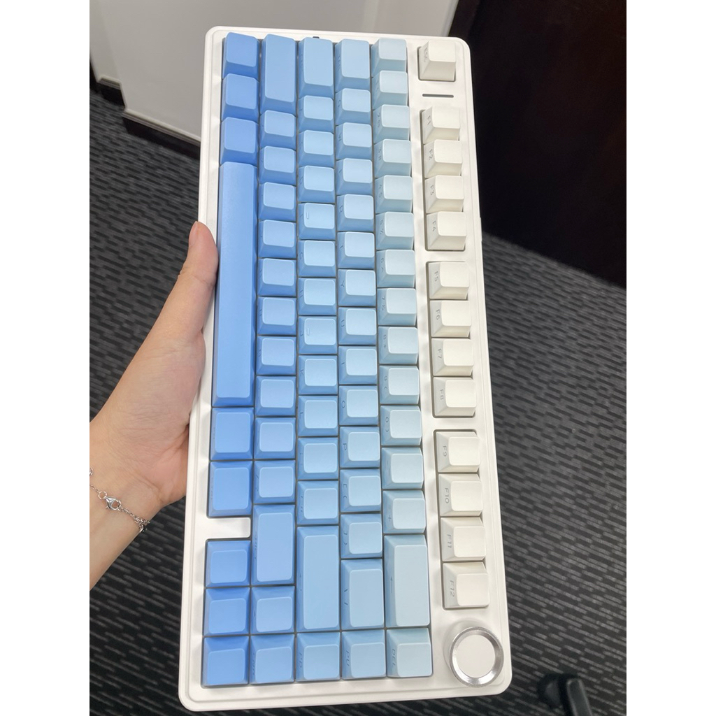 [Hoả tốc] Bàn phím cơ Aula F75 full phím mạch xuôi LED RGB 3 mode kết nối hotswap 5 pin bàn phím Aula F75 | BigBuy360 - bigbuy360.vn