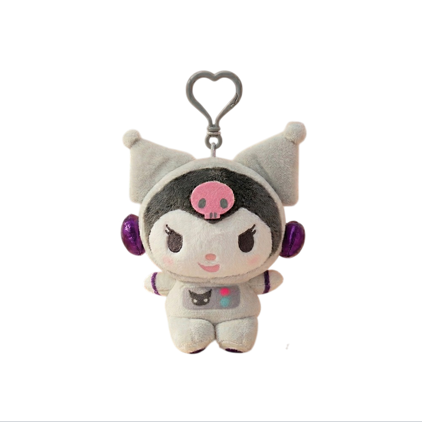 [SANRIO] Túi kỷ niệm 20 năm Kuromi quyến rũ 13cm (Cổ vũ / Thám tử / Khoa học / Không gian)