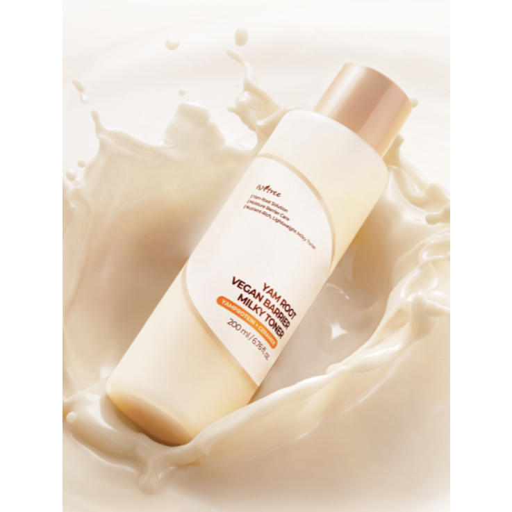 ISNTREE [MỚI] Istree Yam Root Vegan Barrier Milky Toner 200ml | Mực tăng cường độ ẩm và độ ẩm sâu