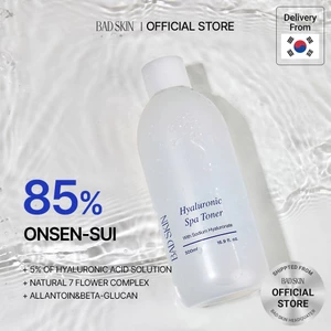 Hyaluronic Spa Toner 500ml, dung dịch axit hyaluronic 5% dưỡng ẩm và làm dịu, nước suối nước nóng nguyên chất (Onsen Sui) tại Hàn Quốc