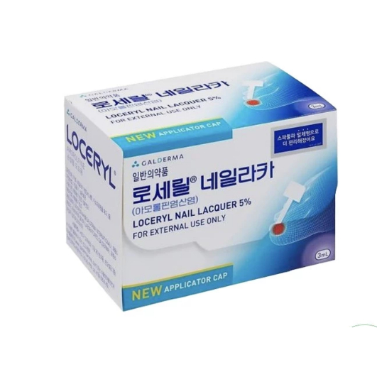 [Từ Hàn Quốc] Sơn Móng Tay LOCERYL 3ml (EXP.2028.1 tháng 7) / Chăm sóc bàn tay và bàn chân
