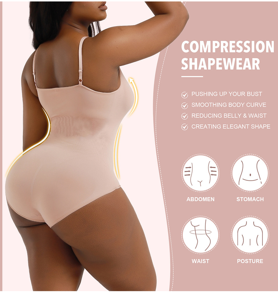 Mô tả FallSweet Bộ Bodysuit Định Hình Dáng Toàn Thân Nâng Mông Quyến Rũ Cho Nữ - 5