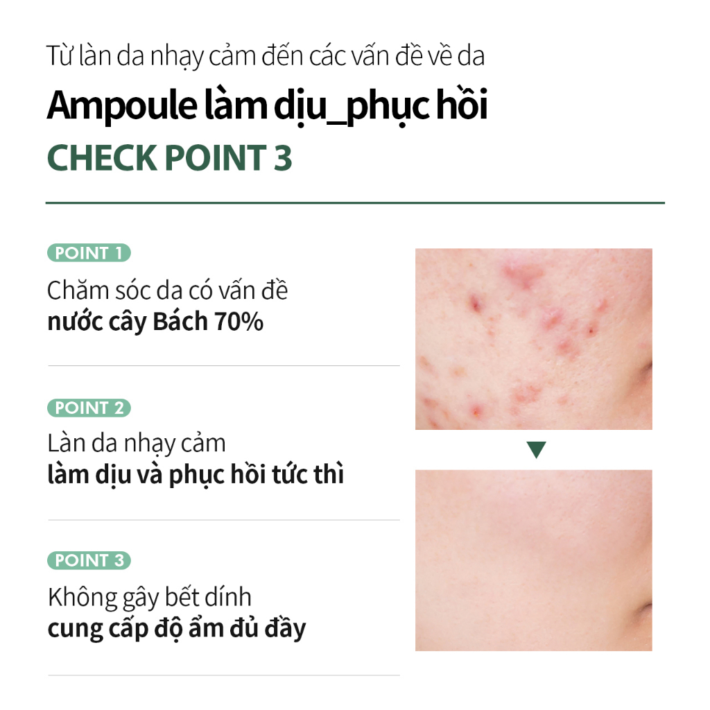 Mô tả Ampoule làm dịu ngừa mụn ALWAYS BE PURE Forest Therapy Repair Concentrated Ampoule 50ml - 4