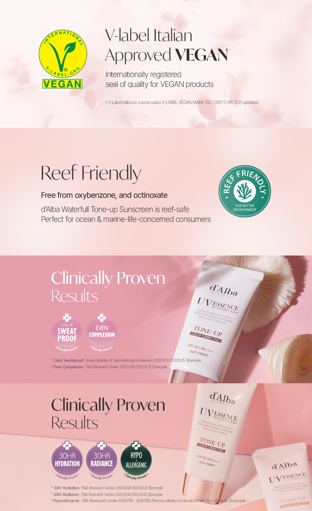 Mô tả Kem Chống Nắng thuần chay d'Alba 50ml (SPF50 + PA + + + +) Dịu Nhẹ Và An Toàn Sử Dụng - 3