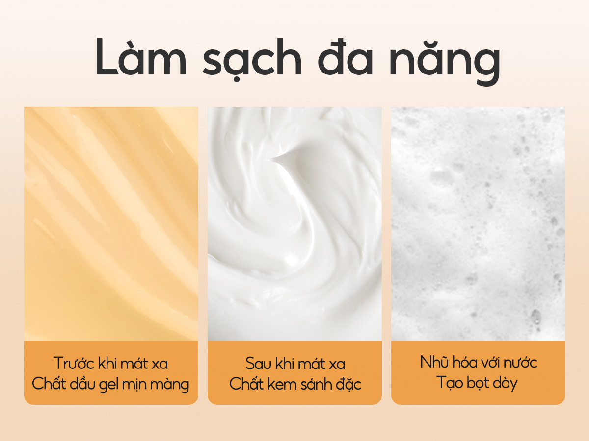 Mô tả Dầu rửa mặt tạo bọt thuần chay Return Oil Cream Cleanser 150ml - 2