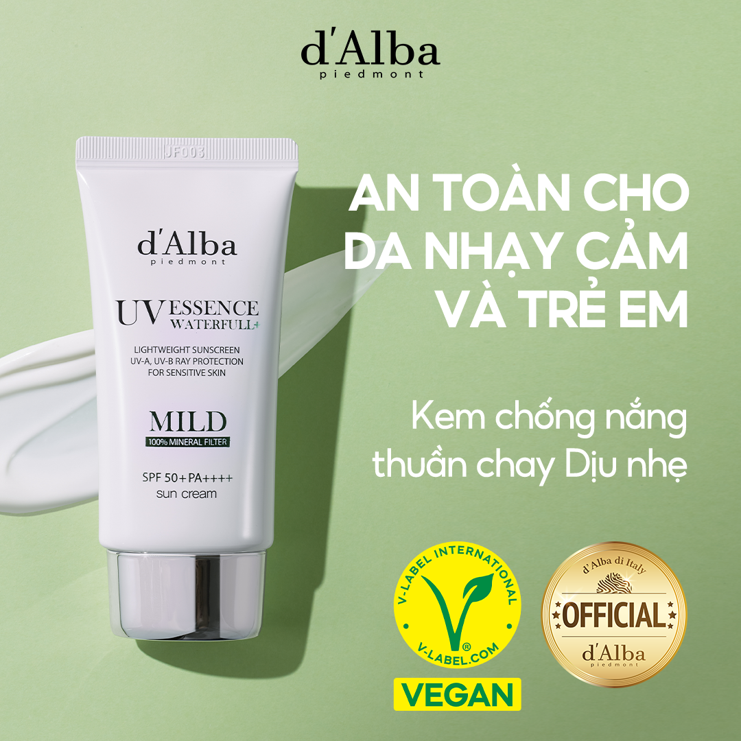 [d'Alba Official] Combo Serum dạng xịt 100ml và Kem chống nắng thuần ...
