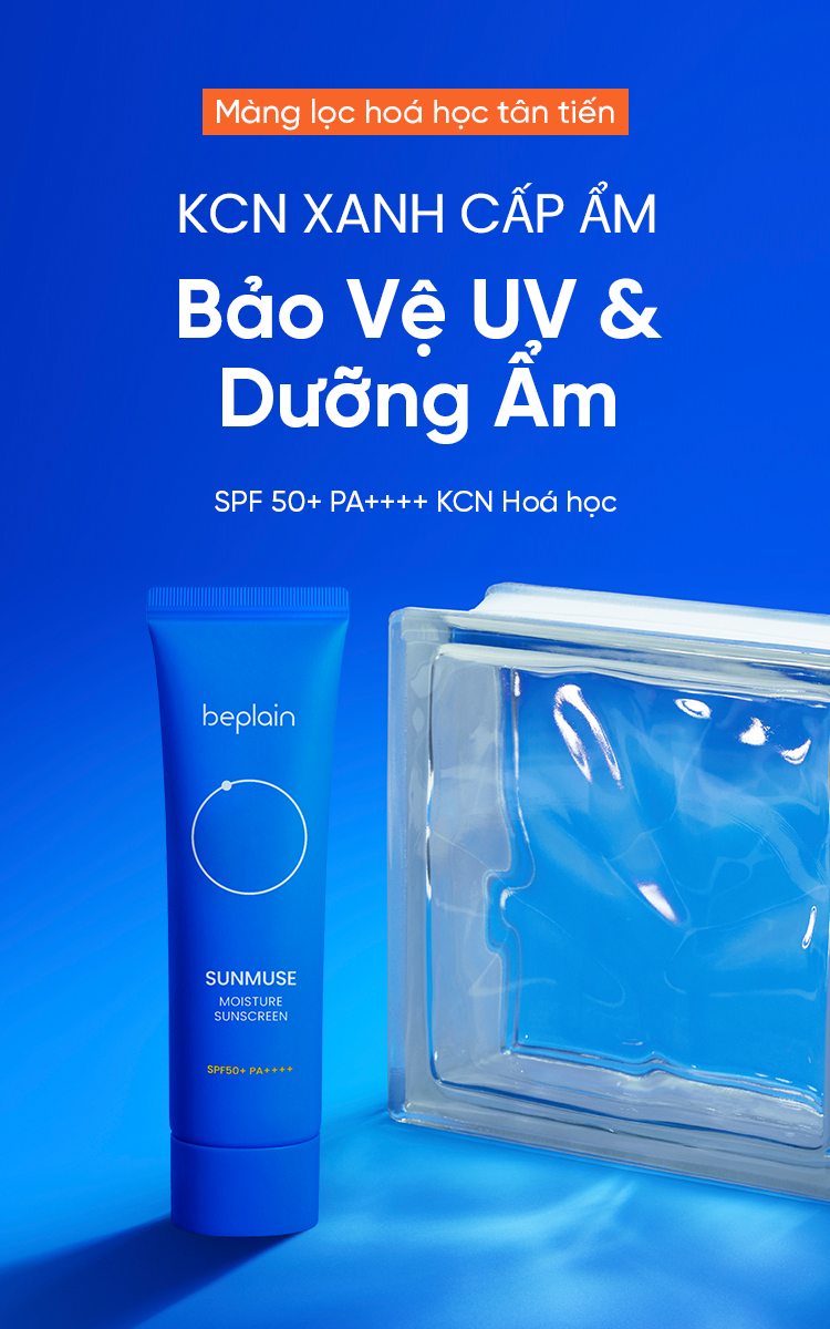 Mô tả Kem chống nắng BEPLAIN Sunmuse Hóa Học & Dưỡng Ẩm SPF 50+ PA++++ 50ml - 2