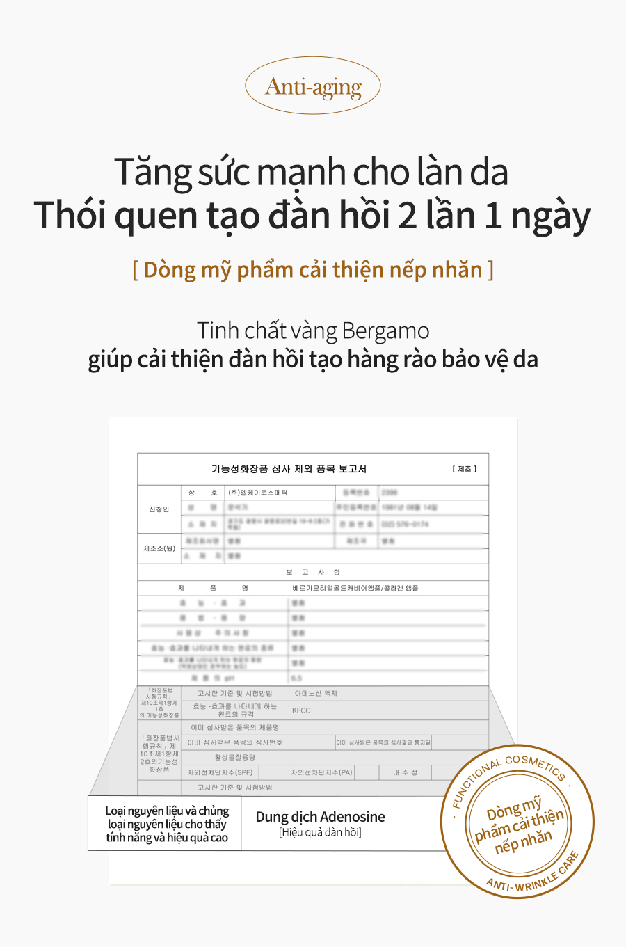 Mô tả Set Ampoule Bergamo Chứa Collagen Và Lá Vàng Sang Trọng Chăm Sóc Nếp Nhăn Trên Da Và Làm Sáng Da 13mlx4 - 11