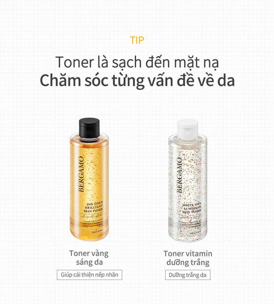 Mô tả Toner Vàng 24K Bergmo 250ml Chăm Sóc Da Rực Rỡ - 11