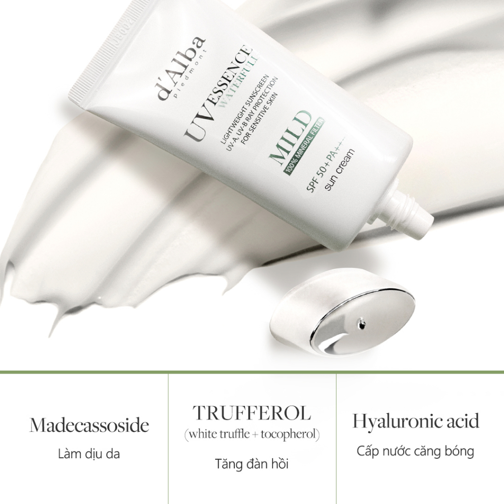 Mô tả Kem chống nắng vật lý dịu nhẹ cho da nhạy cảm Waterfull Mild Suncream SPF 50+ 50ml - 2