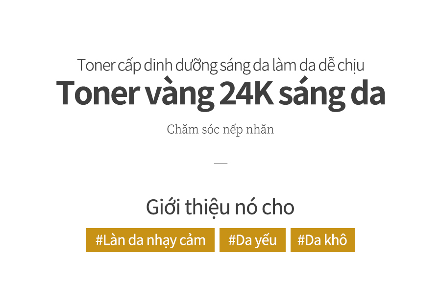 Mô tả Toner Vàng 24K Bergmo 250ml Chăm Sóc Da Rực Rỡ - 2