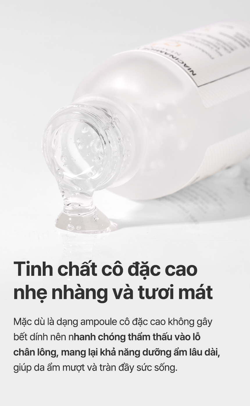 Mô tả Serum BERGAMO Niacinamide 10% + Zinc PCA 10Pm Giảm Mụn Và Mờ thâm Giúp Se Khít Lỗ Chân Lông - 7