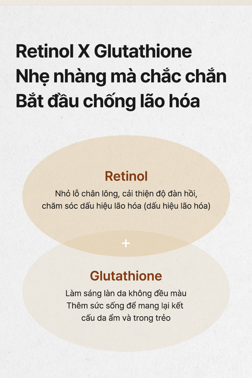 Mô tả Serum Retinol Gluta Chống Lão Hóa Cao Cấp BERGAMO 30ml - 11