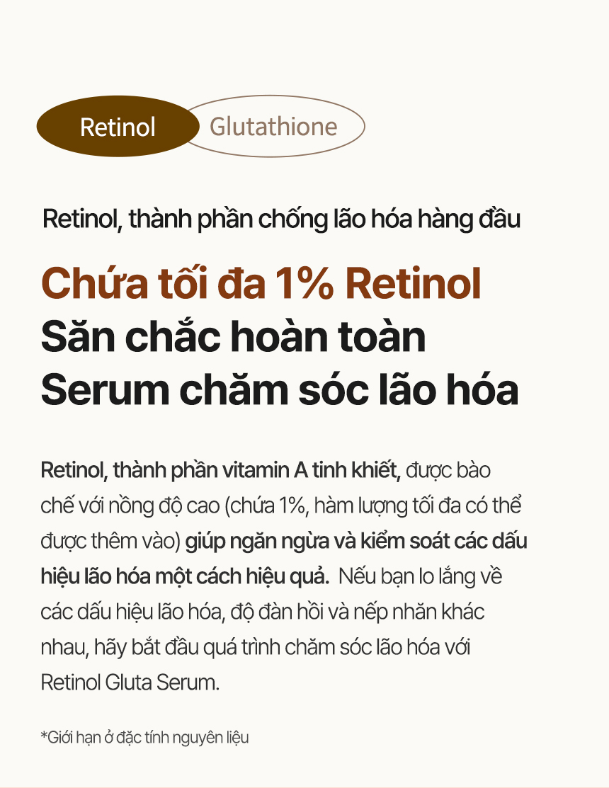 Mô tả Bộ đôi Serum Retinol & Niacinamide Dưỡng Trắng Da Chống Lão Hóa Cao Cấp BERGAMO - 8